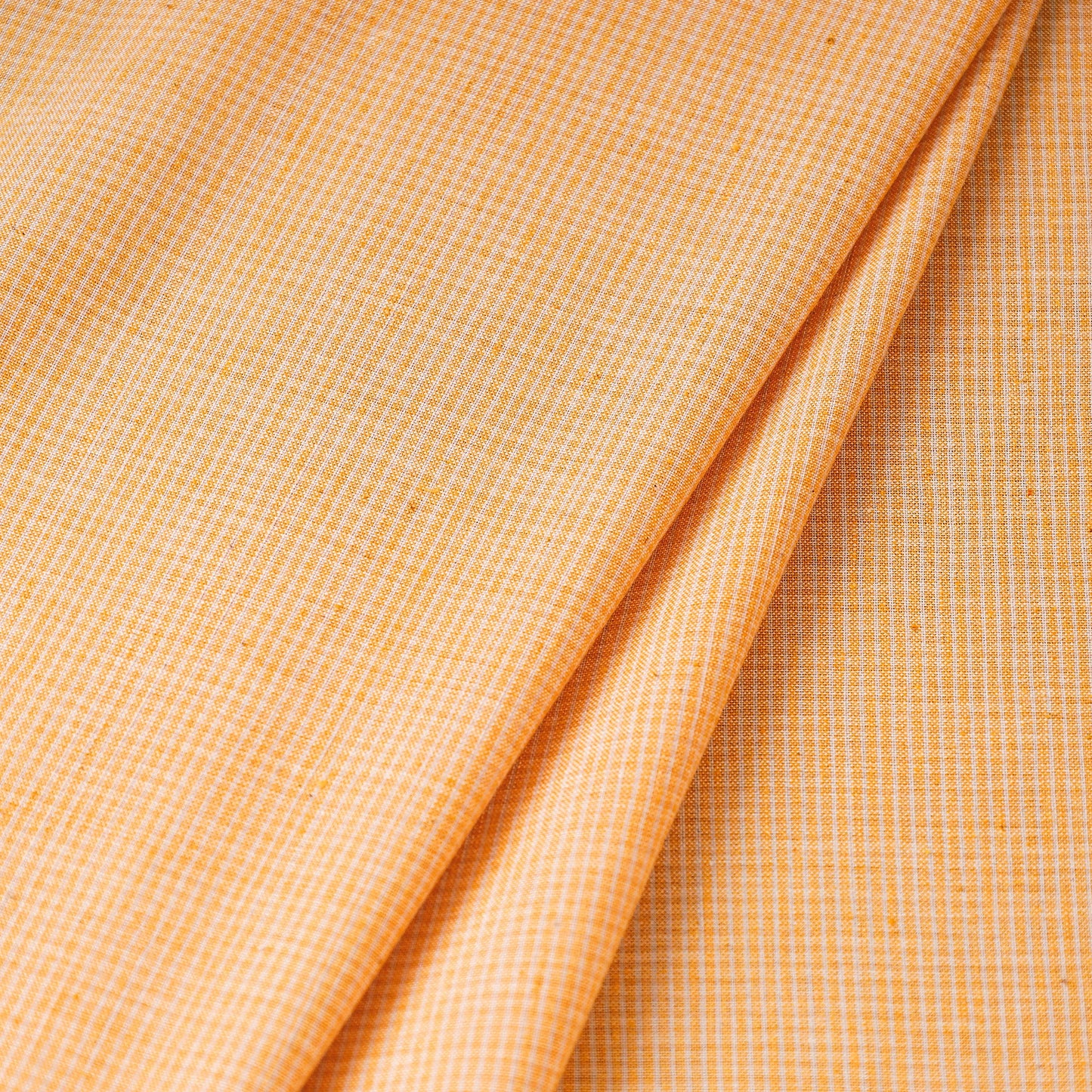 Buy Baragaon Pre Washed Handloom Striped Cotton Fabric Online l iTokri.com