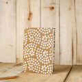 Brown Batik Fabric Cover Handmade Paper Notebook