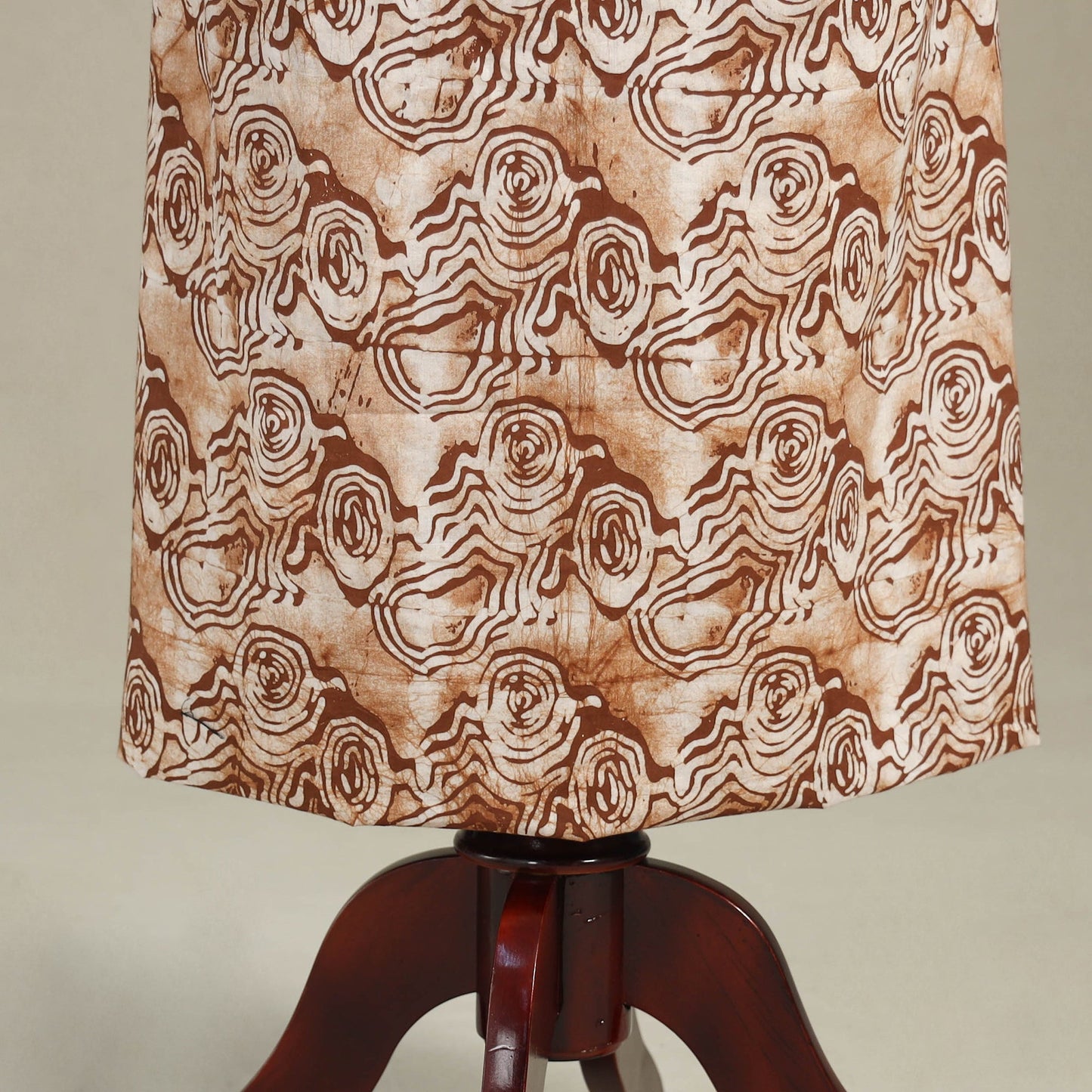 Brown - batik patchwork cotton unstitched kurta material