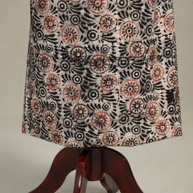 Brown - batik patchwork cotton unstitched kurta material