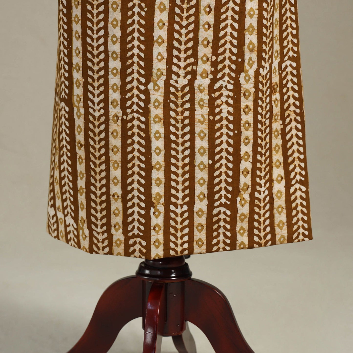 Brown - batik patchwork cotton unstitched kurta material