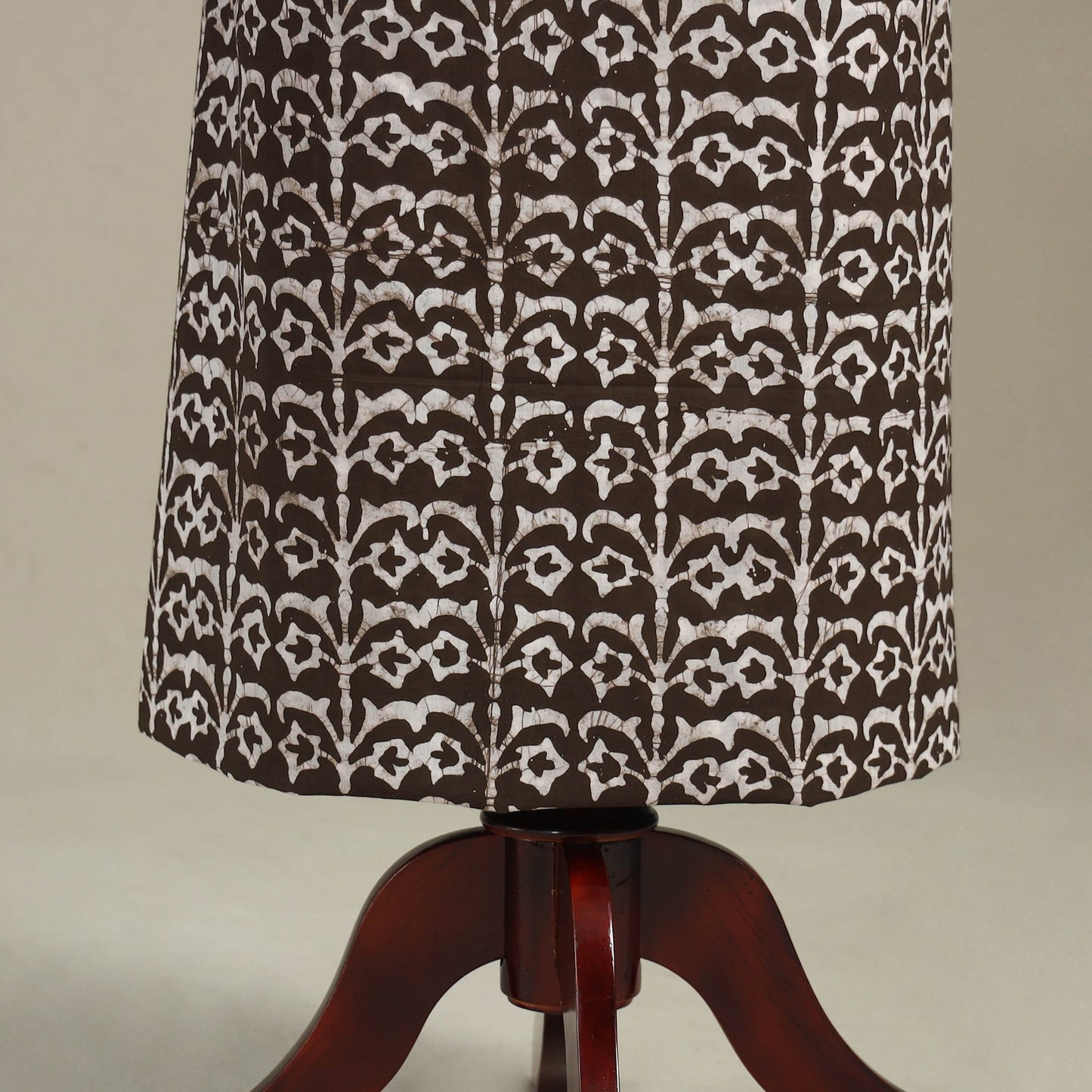 Brown - batik patchwork cotton unstitched kurta material