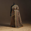 Bengal chanderi silk hand embroidered saree 02 - handcrafted