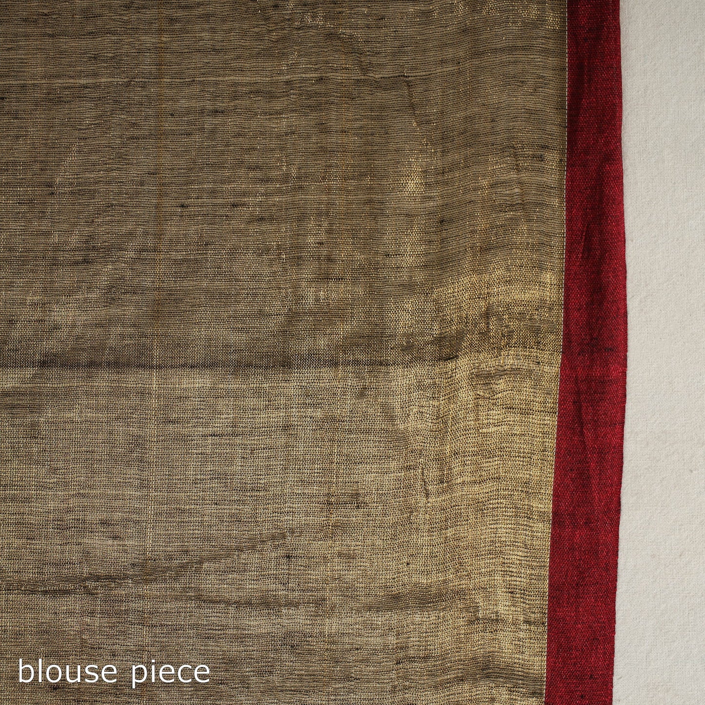 Buy Brown Bengal Fine Tissue Zari Saree Online at iTokri.com