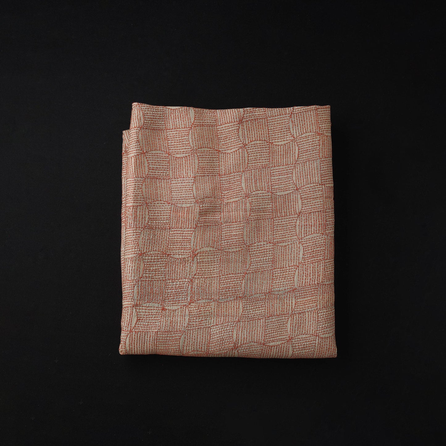 Bengal hand embroidery pure tussar silk handloom kantha