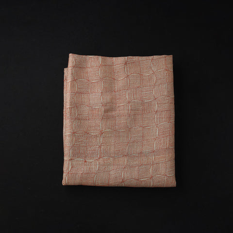 Bengal hand embroidery pure tussar silk handloom kantha