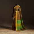 Brown - bengal handwoven cotton begumpuri saree 41