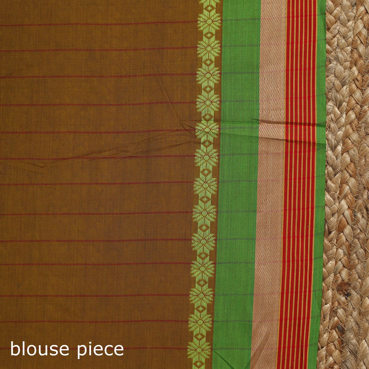 Brown - bengal handwoven cotton begumpuri saree 42