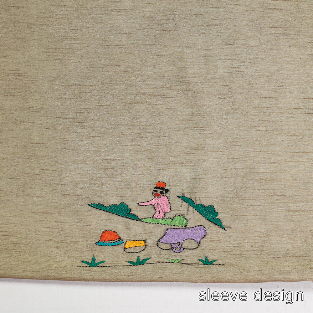 Kantha Embroidery Blouse Piece
