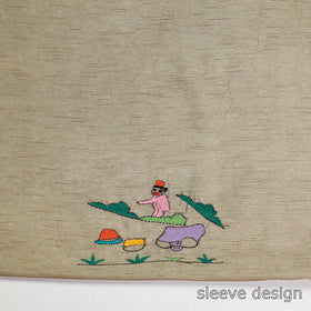 Kantha Embroidery Blouse Piece
