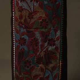 Bengal kantha hand embroidered cotton unstitched kurta