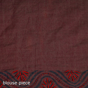 Bengal kantha hand embroidery silk cotton chapa work saree