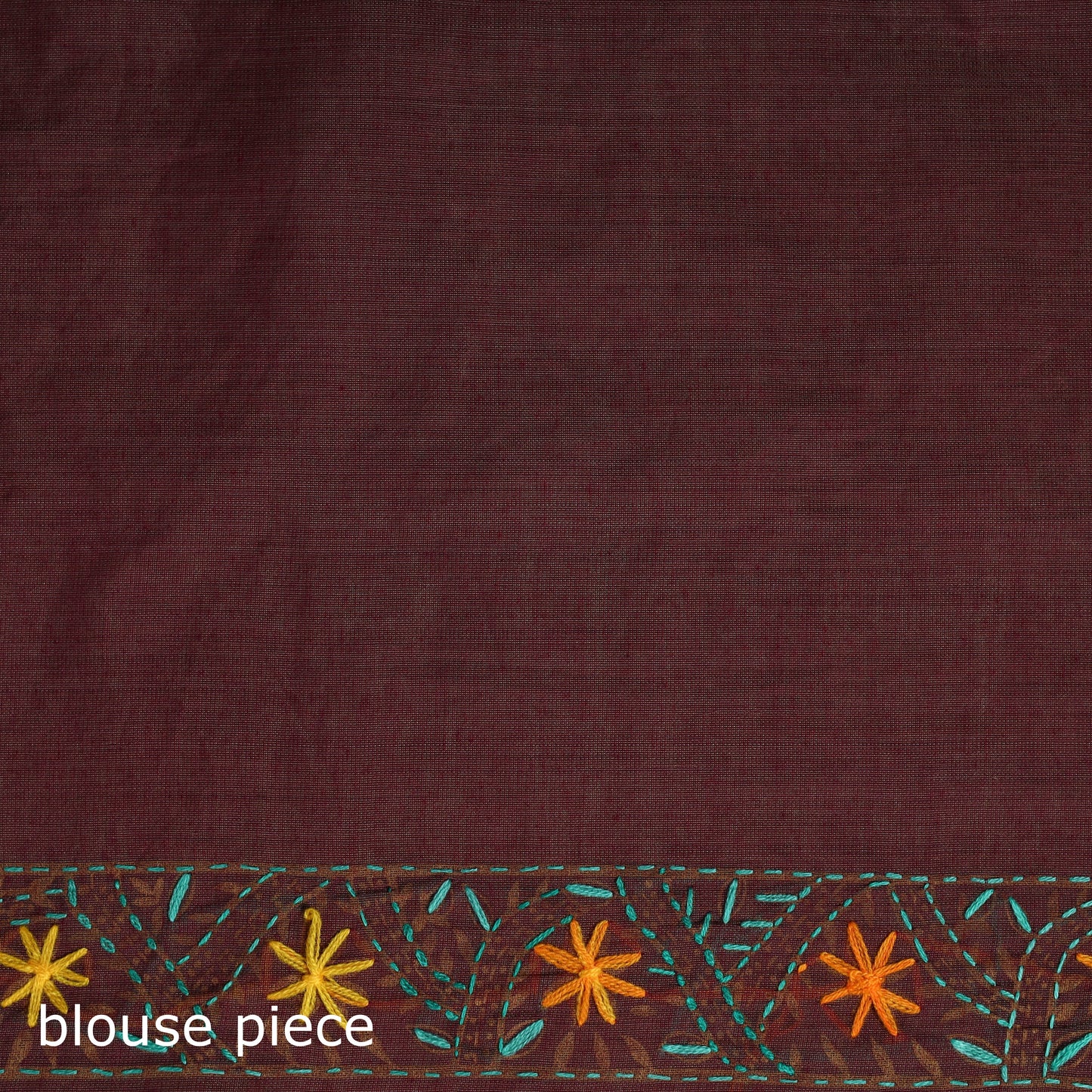 Bengal kantha hand embroidery silk cotton chapa work saree