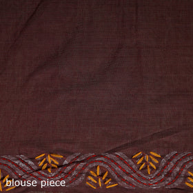 Bengal kantha hand embroidery silk cotton chapa work saree