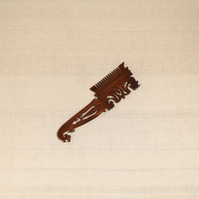 Bijnor hand carved sheesham wooden comb (large) 03