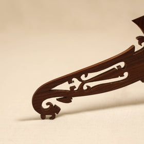 Bijnor hand carved sheesham wooden comb (large) 08