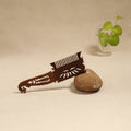 Bijnor hand carved sheesham wooden comb (large) 11