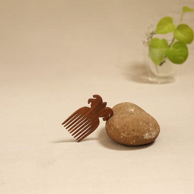 Bijnor hand carved sheesham wooden comb (small) 33