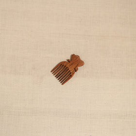 Bijnor hand carved sheesham wooden comb (small) 34