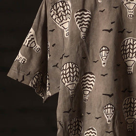  Bindaas Block Art Printed Cotton Round Neck T-shirt 