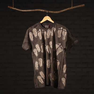 Buy Bindaas Block Art Printed Cotton Round Neck T-shirt Online at iTokri.com