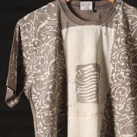  Bindaas Block Art Printed Cotton Round Neck T-shirt 