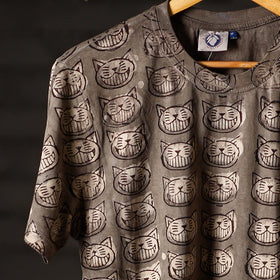 Buy Bindaas Block Art Printed Cotton Round Neck T-shirt Online at iTokri.com