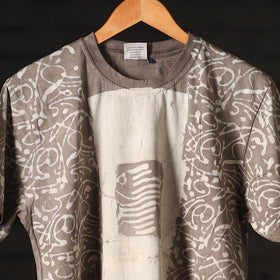  Bindaas Block Art Printed Cotton Round Neck T-shirt 