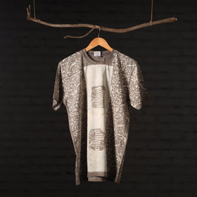  Bindaas Block Art Printed Cotton Round Neck T-shirt 