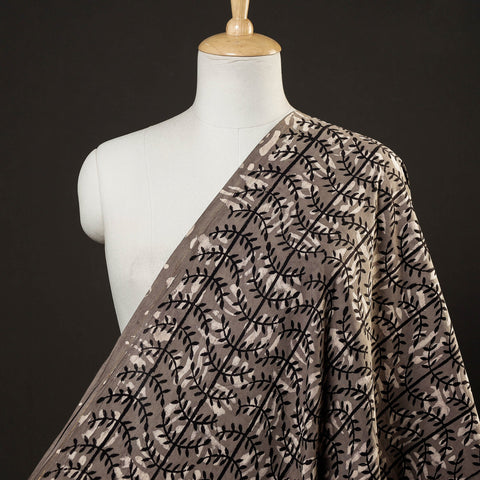 Bindaas Block Printed Cotton Natural Dyed Fabric