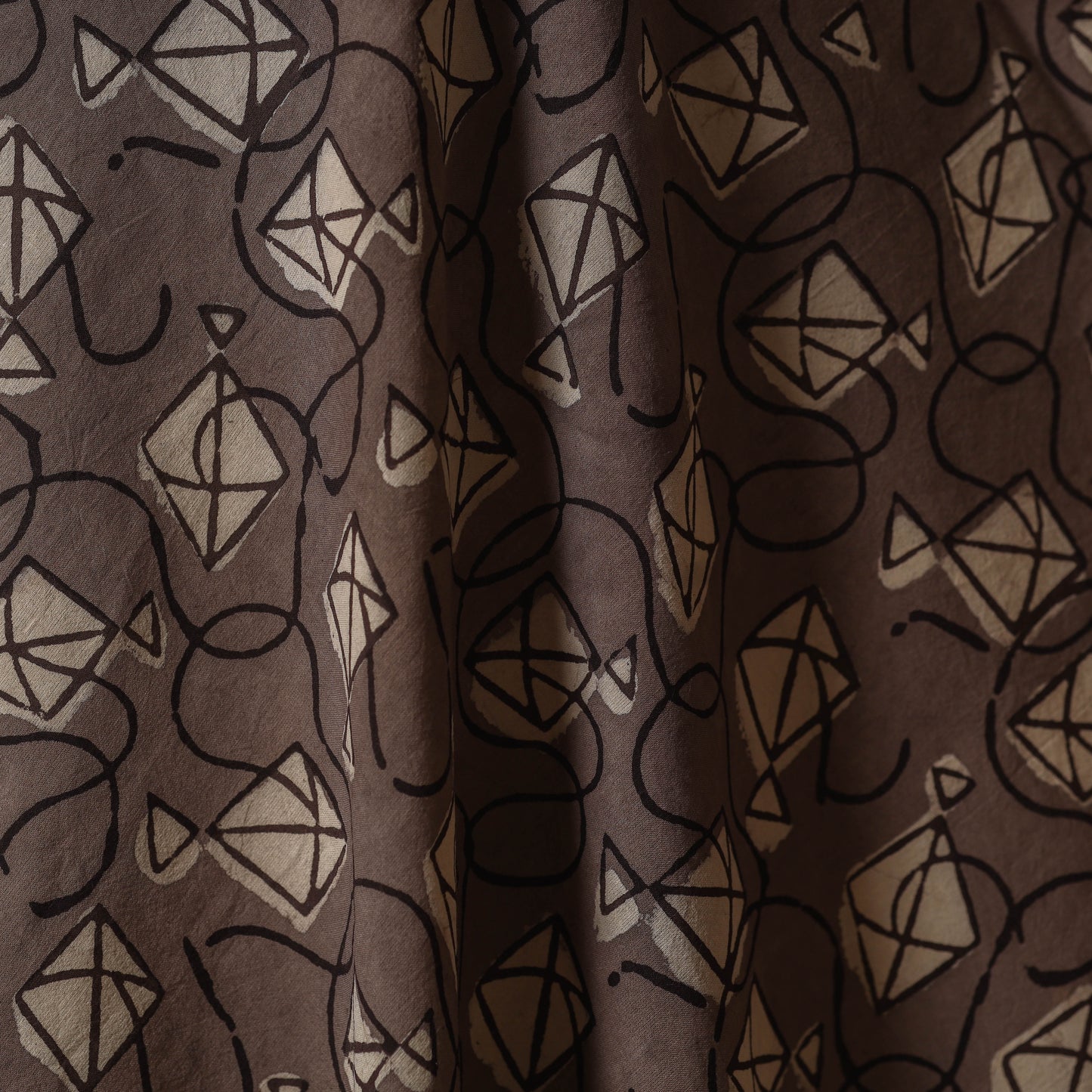 Bindaas cotton natural dyed fabric 02 - handcrafted