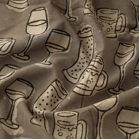 BuyBindaas Hand Block Print Cotton Natural Dyed Fabric