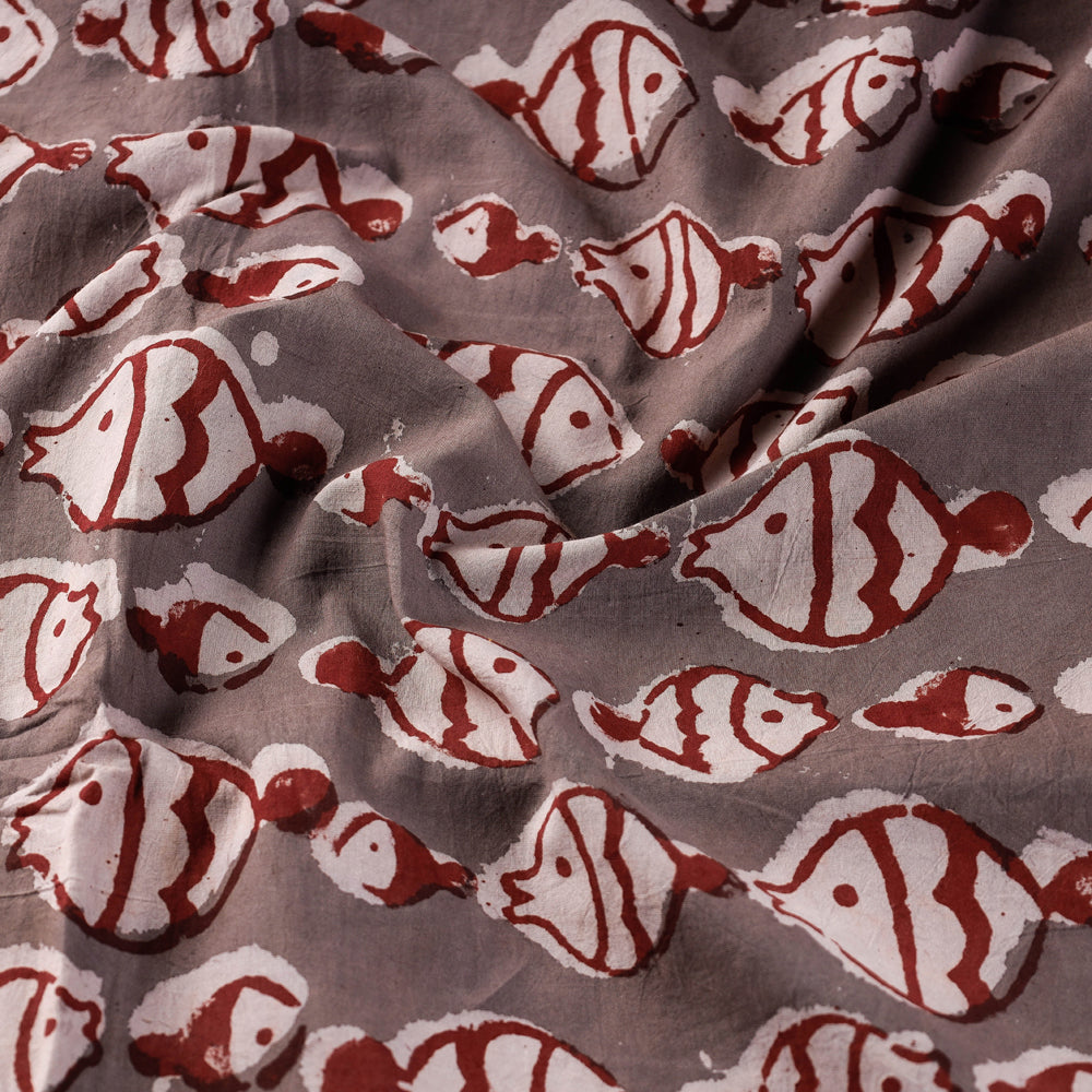  Bindaas Natural Dyed Cotton Block Print Fabric
