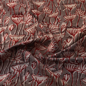 Buy Bindaas Natural Dyed Cotton Block Print Fabric