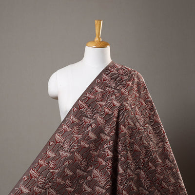 Buy Bindaas Natural Dyed Cotton Block Print Fabric