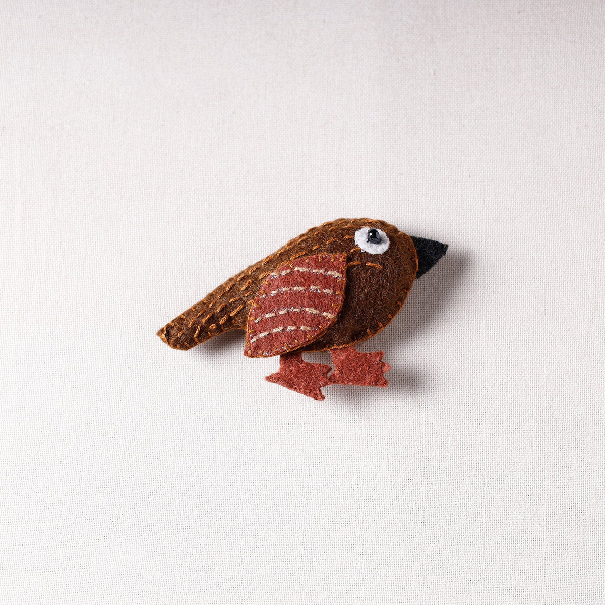  Handmade Felt & Beadwork Magnet 