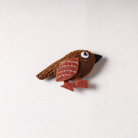  Handmade Felt & Beadwork Magnet 