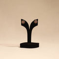 Bishnupur handpainted terracotta stud earrings 40