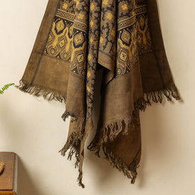 Buy Block Print Cotton Ajrakh Handloom Towel