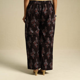 Brown Block Print Cotton Ajrakh Palazzo