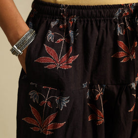 Brown Block Print Cotton Ajrakh Salwar