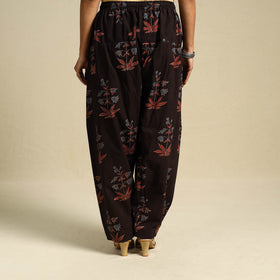 Brown Block Print Cotton Ajrakh Salwar