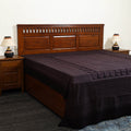 Brown - cotton bagh double bed sheet (108 x 90 in) 10