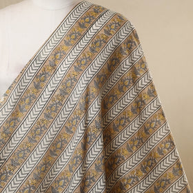 Brown - cotton sanganeri fabric 01 - handcrafted