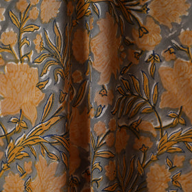 Brown - cotton sanganeri fabric 09 - handcrafted