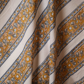 Brown - cotton sanganeri fabric 23 - handcrafted