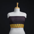 Brown - woollen blouse piece 49 - handcrafted