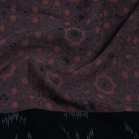 Brown - woollen blouse piece 62 - handcrafted