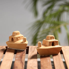  Handcrafted Ceramic Toys (Set of 2) 
