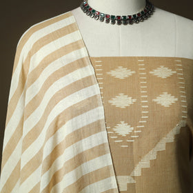 Burdwan jamdani handloom cotton 2pc unstitched dress